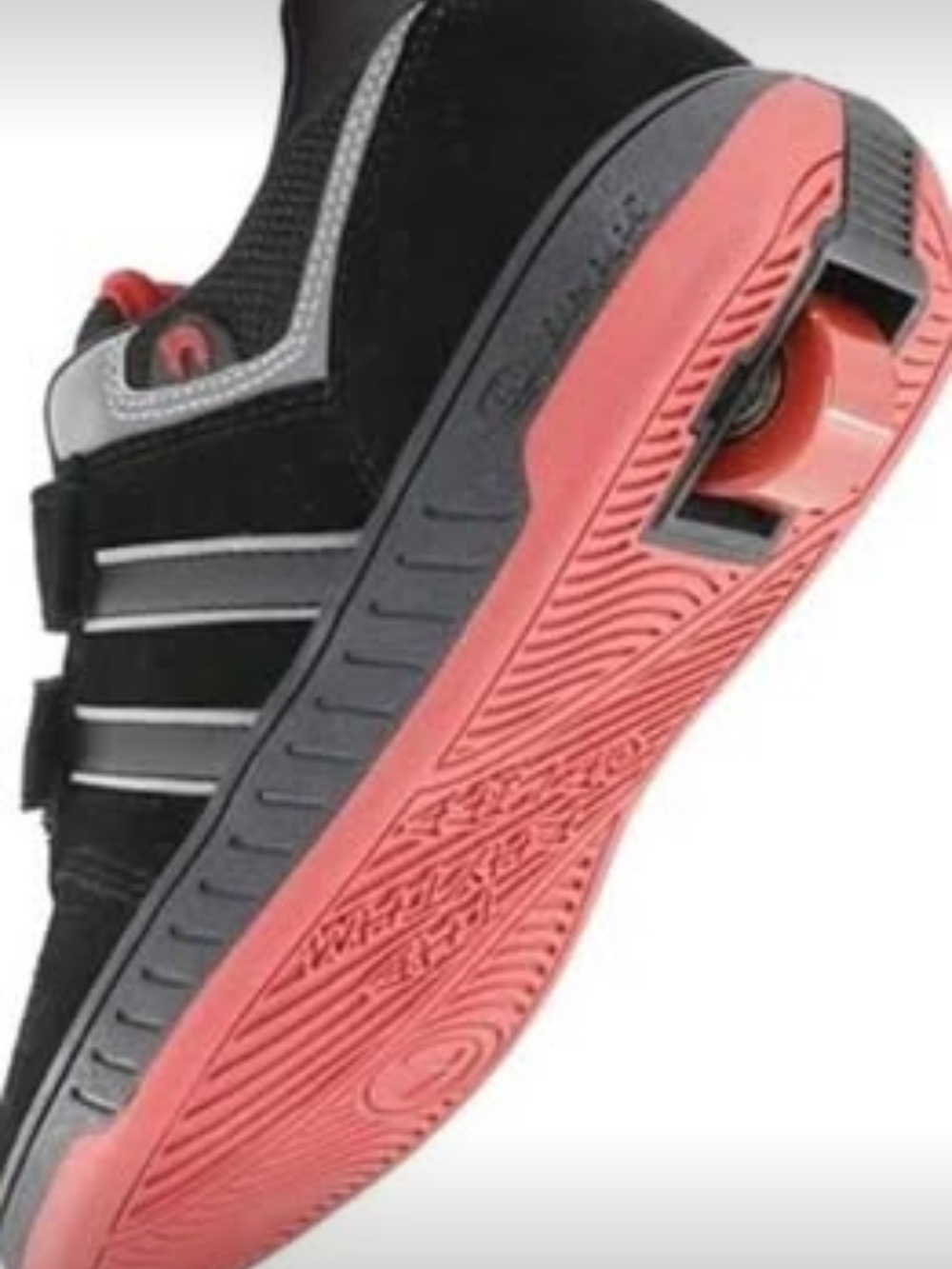 Breezy Excursion Black and Red Light-Up Wheel Sneaker
